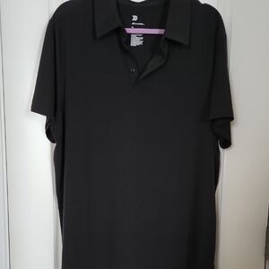 ALL IN MOTION Men's Black Polo Shirt Short-Sleeve Size XL